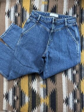 Topshop High-Rise Classic Blue Mom Jeans size 28 x 30